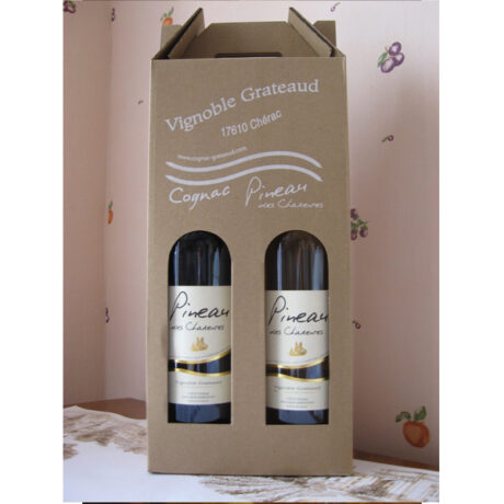 coffret 1Pineau Bl  1 Pineau Rouge